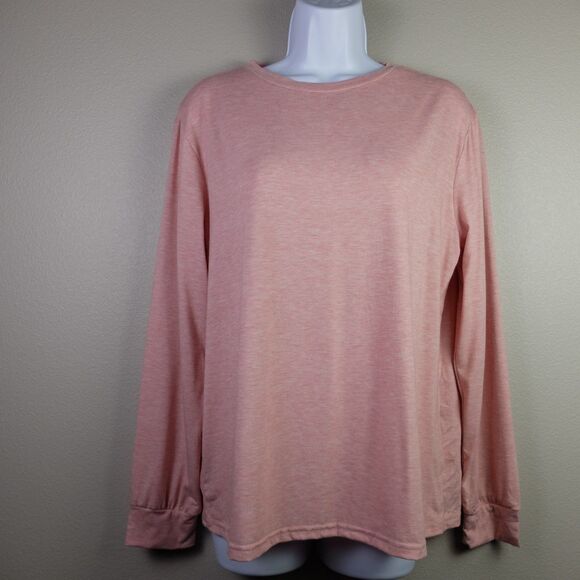 SHEIN Pink Base Layer Long Sleeve Top Size Small - Picture 1 of 7